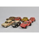 Group of untested Scalextric Cars. Spares or Repairs. (7)