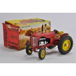 Lincoln International Massey Harris Tractor. Approx 1/20 scale. Complete and VG in F Box.