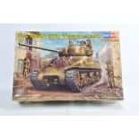 Hobby Boss 1/48 US M4A1 Medium Tank. Plastic Model Kit. Complete. As New.