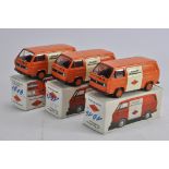 Conrad No. 1016/05 VW Transporter Van Trio. Readymix. M in Boxes. Rare. (3)