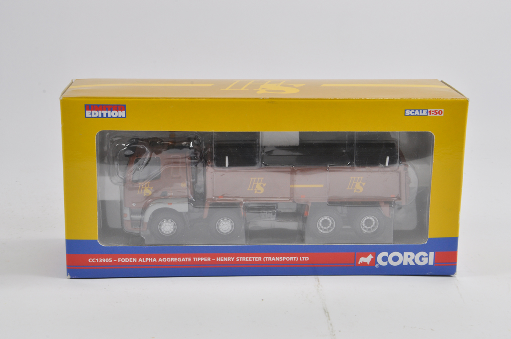 Corgi Diecast Commercial Truck No. CC13905. Henry Streeter Transport. M in Box