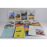 Tractor and Machinery Literature / Manuals / Brochure Group to include Massey Ferguson issues. (