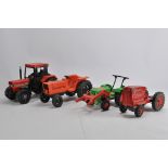 A Misc group of Tractor models including Bruder International and three others. Generally F to E. (