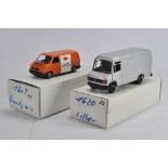 Conrad No. 1609 VW Transporter Van Readymix plus No. 1620 Mercedes Van. M in Boxes. (2)