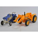 Duo of Larger Scale Plastic Tractor Models including Ford 5000. Generally F.