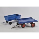 Rare ST Wembley (UK) Large Scale 4 Wheel Trailer plus one other. VG to E. (2)