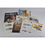 Tractor and Machinery Sales Literature / Manuals / Brochure Group . Mainly CAT Selection. (qty)