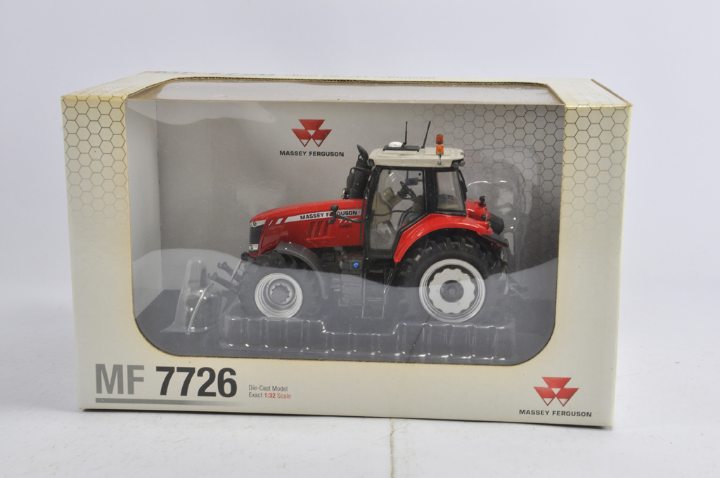 Universal Hobbies 1/32 Massey Ferguson 7726 Tractor. M in Box (Box has some smoke staining).