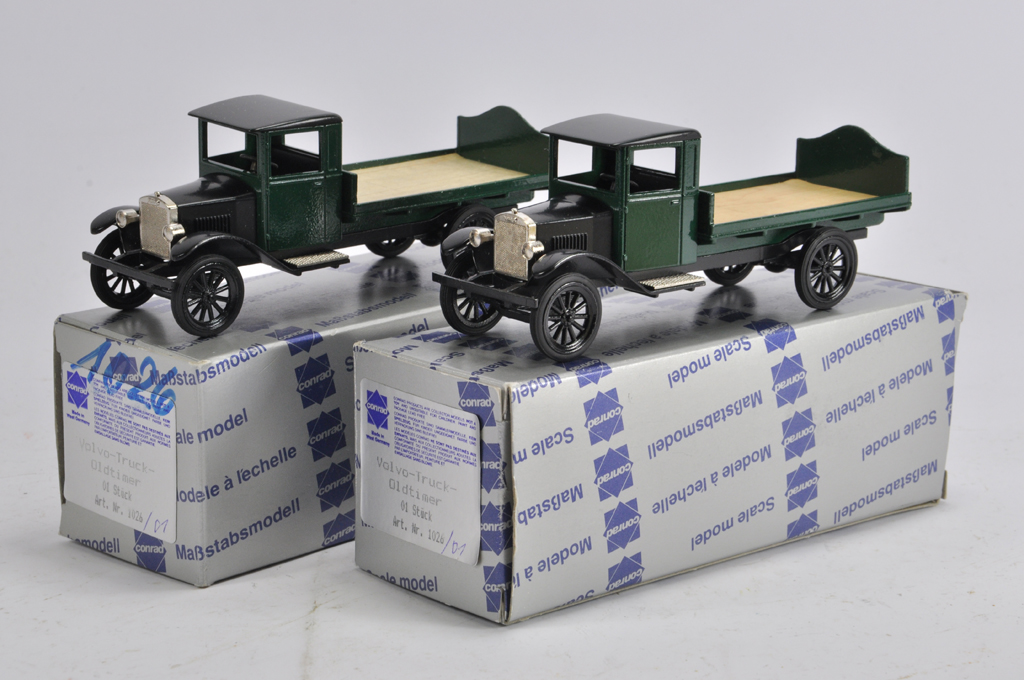 Conrad No. 1026 Volvo Oldtimer Truck x 2. M in Boxes. (2)