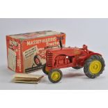 Rare Raphael Lipkin Massey Harris 745 Tractor. Plastic. Complete. E in VG to E Box.