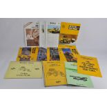 Tractor and Machinery Sales Literature / Manuals / Brochure Group . Mainly JCB Selection. (qty)