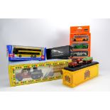 Assortment of diecast models including Corgi and Atlas. Circus Commercial issues plus others. E to