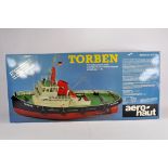 Aero-Naut No. 3031/00 1:40 Scale Torben Tug Boat Kit. Like New and Complete.