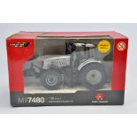 Britains 1/32 Massey Ferguson 7480 Tractor. Special Silver Edition. M in Box (Some light smoke