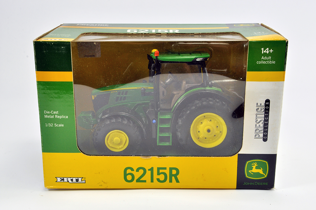 Britains Ertl 1/32 John Deere 6215R Tractor. Prestige Edition. M in Box (Some light smoke related