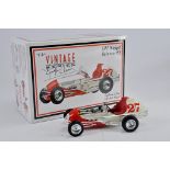 GMP 1/18 Vic Edelbrock hand signed V8-60 midget race car. M in Box.