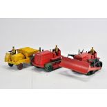 Dinky Toys Dumper and Blaw Knox Tractor models including Heavy Tractor and Bulldozer. Generally