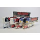 Group of promotional diecast trucks mainly comprising Transamerica Leasing Livery. Various Makers. M