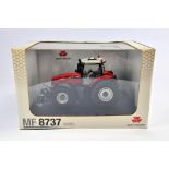 Universal Hobbies 1/32 Massey Ferguson 8737 Tractor. M in Box (Some light smoke related staining