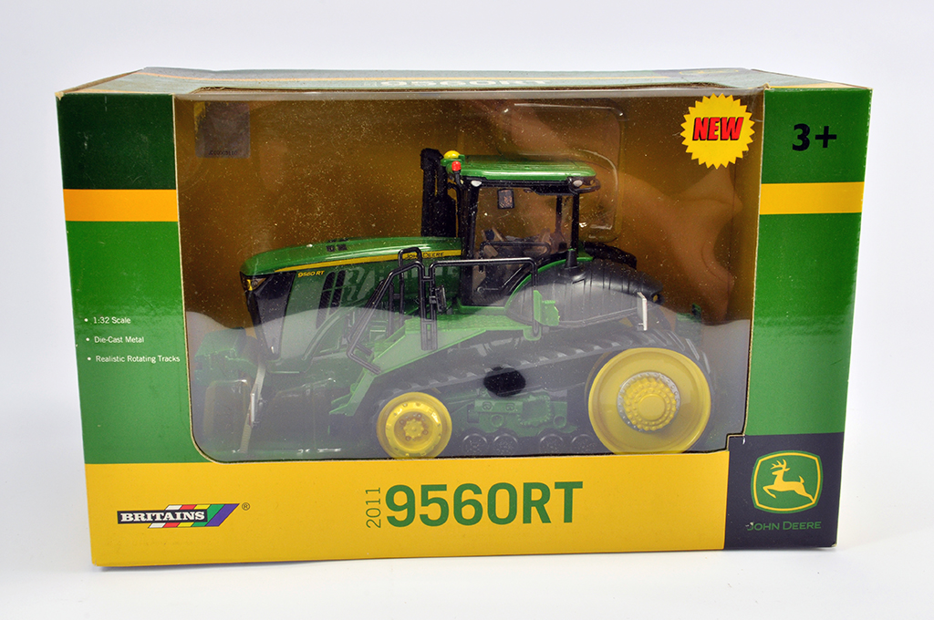 Britains 1/32 John Deere 9560RT Tractor. M in Box (Some light smoke related staining to box).