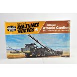 Life Like Hobby Kits 1/40 280mm Atomic Cannon with Transporters. Complete Plastic Model Kit.