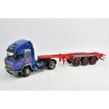 Impressive Hand Built Plastic Large Scale (1/24-25 scale) Truck and Trailer. Iveco. VG.