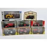 Selection of mainly Universal Hobbies 1/43 Tractor Models plus two others. (8)