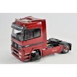 Impressive Hand Built Plastic Large Scale (1/24-25 scale) Truck. Needs Repair.