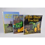 Trio of John Deere Tractor Reference books. (3)