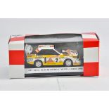 Starter 1/43 Hand Built Audi Quattro Monte Carlo 1986 Race Car. E in Box.