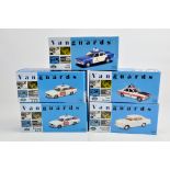 Corgi Vanguard Diecast comprising classic police car issues. M in Boxes. (5)