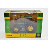 Britains 1/32 John Deere 3140 4WD Tractor. M in Box (Some light smoke related staining to box).