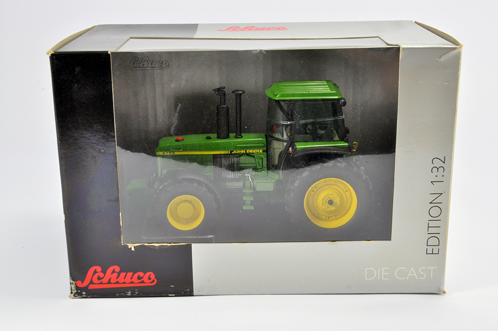 Schuco 1/32 John Deere 4755 Tractor. M in Box (Some light smoke related staining to box).