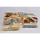 Airfix Military Vehicles Series 2, Type 3 Bagged Kits; Matador, 88mm gun and tractor x 2 plus