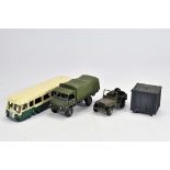 Assorted Dinky group, mainly military issues. Bus is F only, others are VG/E.