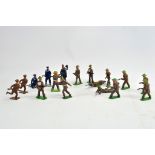 Mainly Britains Metal Lead Military Figures. F to E. (18)