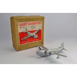 Dinky Toys No. 701 Shetland Flying Boat. Damage to one propeller, otherwise E in VG Box.