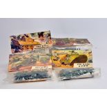 Airfix Military Vehicles Series 2, Type 3 Bagged Kits; Panther Tank, Matador, Half Trac M3 and DUKW.