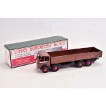 Dinky Toys No. 501 Foden Diesel 8 Wheel Wagon (1st Type). Code 3 issue has Brown Cab and Black Body.