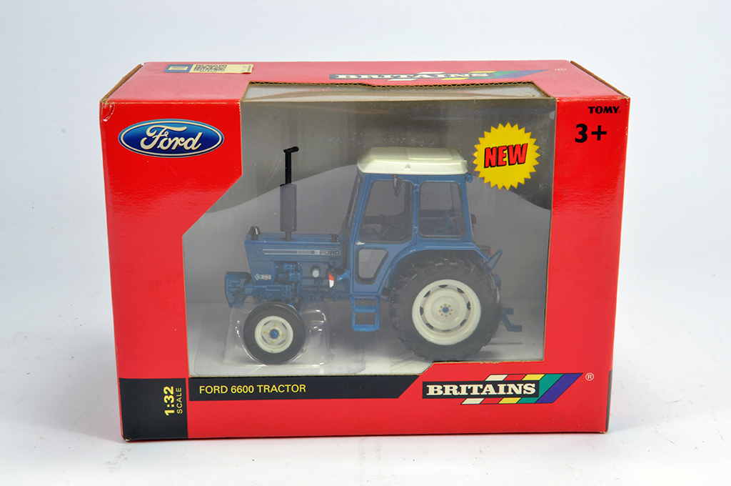 Britains 1/32 Ford 6600 Tractor. M in Box (Box has some slight nicotine staining.)