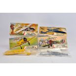 Airfix Aircraft Series 1, Type 3 Bagged Kits; Cessna, Defiant, Havard and Sopwith Camel. (4)