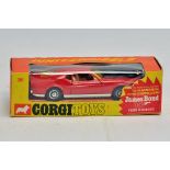 Corgi No.391 James Bond Ford Mustang taken from the film Diamonds are Forever. Red, white base and