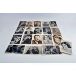 A group of vintage cinema movie star postcards / photographs.
