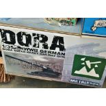 An impressive and massive Soar Art 1/35 Dora Railway Gun No. 9511 - Largest Plastic Model Kit in the