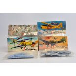 Airfix Aircraft Series 1, Type 3 Bagged Kits; Typhoon, Auster Antarctic, Junkers JU 87B and