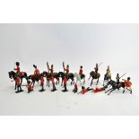 Group of mainly Britains Lead Metal Soldiers and figures. Various poses etc. F to VG. (17)