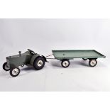 Rare Nulli Secundus Large Scale Tractor and Trailer. Tractor is Repaint otherwise a nice