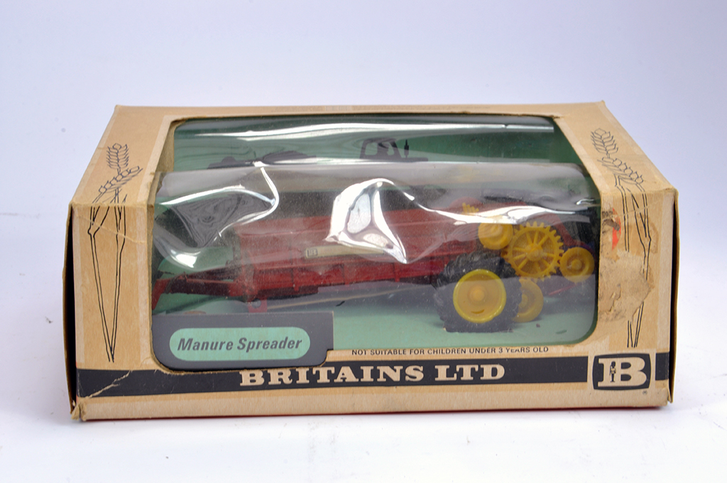 Britains 1/32 Manure Spreader. E to NM in Faded Box.