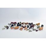 Britains and other makers Metal Farm Animal Figures. F to VG. (qty)