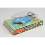 Dinky Toys No. 106 Thunderbirds 2 & 4. Metallic Blue. Complete. NM to M in E Bubble Packaging. Great